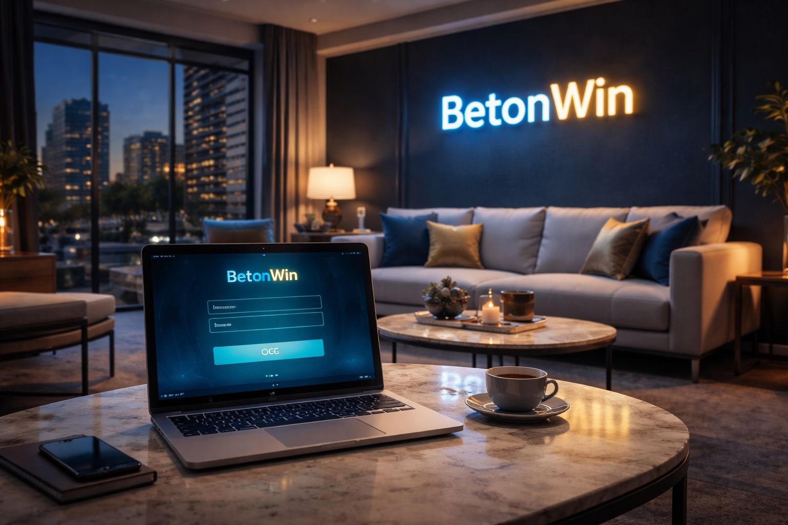 Interfaz de inicio de sesión de cuenta BetonWin para acceso seguro en Argentina